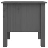 Side Tables 2 pcs Grey 40x40x39 cm Solid Wood Pine