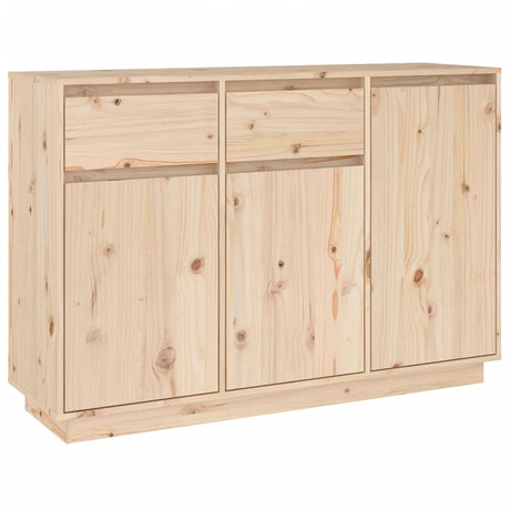 Sideboard 110X34X75 Cm Solid Wood Pine