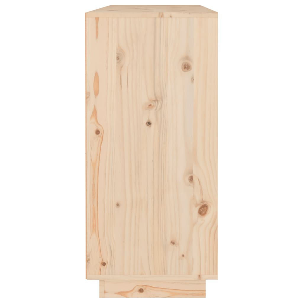 Sideboard 110X34X75 Cm Solid Wood Pine