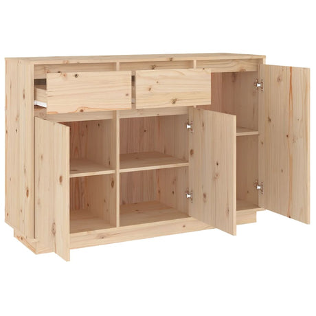 Sideboard 110X34X75 Cm Solid Wood Pine