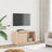 Tv Cabinet 74X35X44 Cm Solid Wood Pine