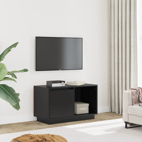 Tv Cabinet 74X35X44 Cm Solid Wood Pine
