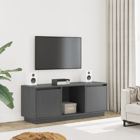 Tv Cabinet 110.5X35X44 Cm Solid Wood Pine