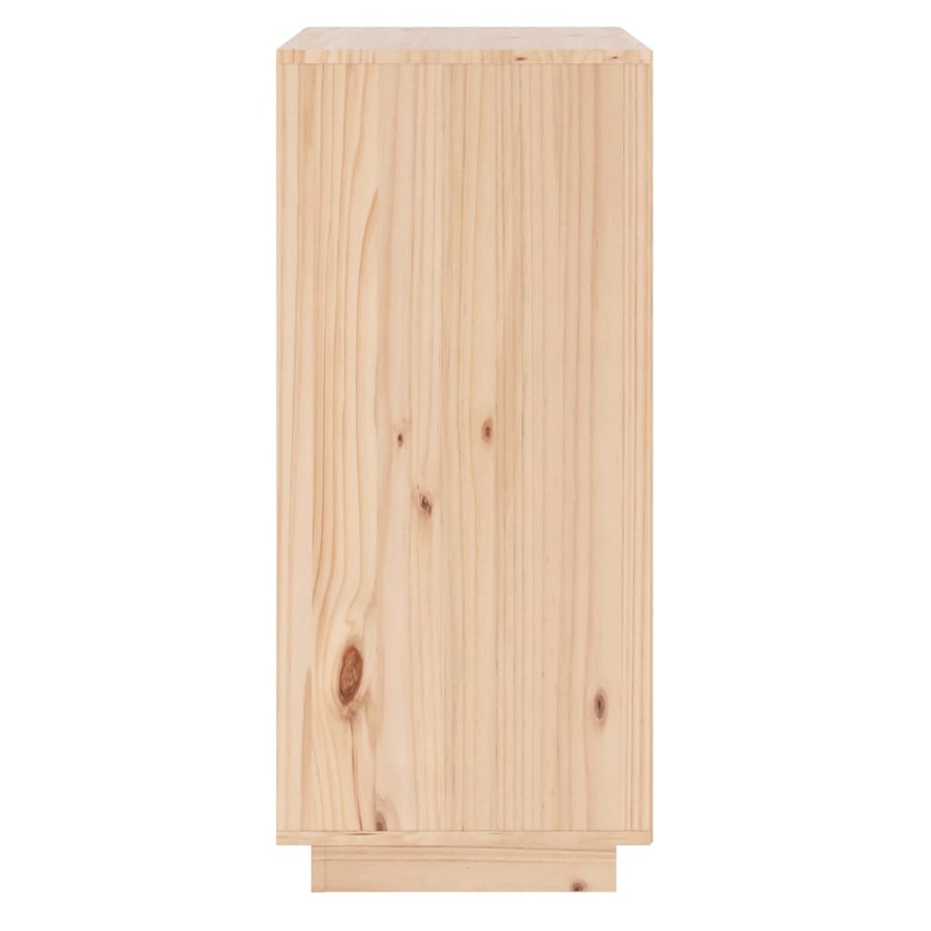 Sideboard 38X35X80 Cm Solid Wood Pine