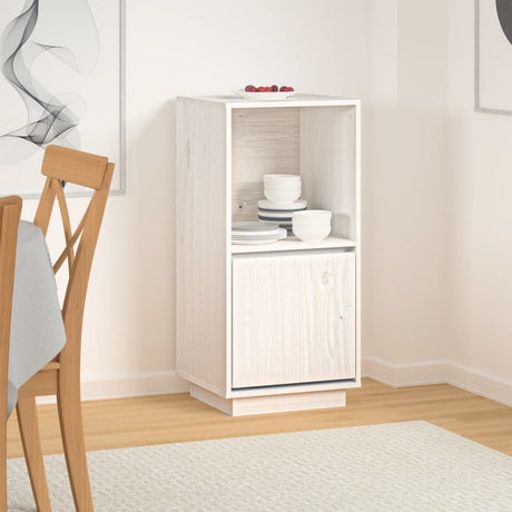 Sideboard 38X35X80 Cm Solid Wood Pine