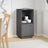 Sideboard 38X35X80 Cm Solid Wood Pine