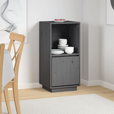 Sideboard 38X35X80 Cm Solid Wood Pine