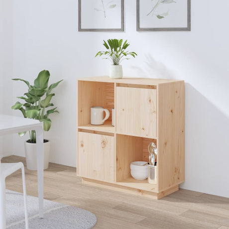 Sideboard 74X35X80 Cm Solid Wood Pine