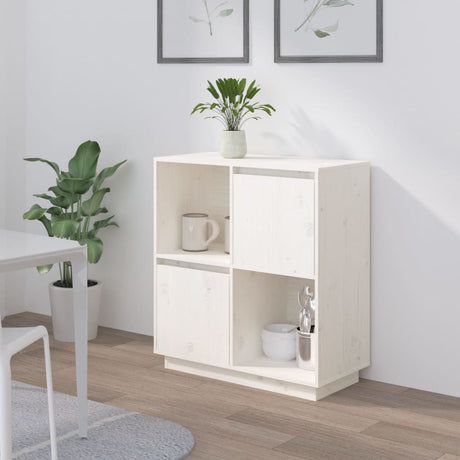 Sideboard 74X35X80 Cm Solid Wood Pine