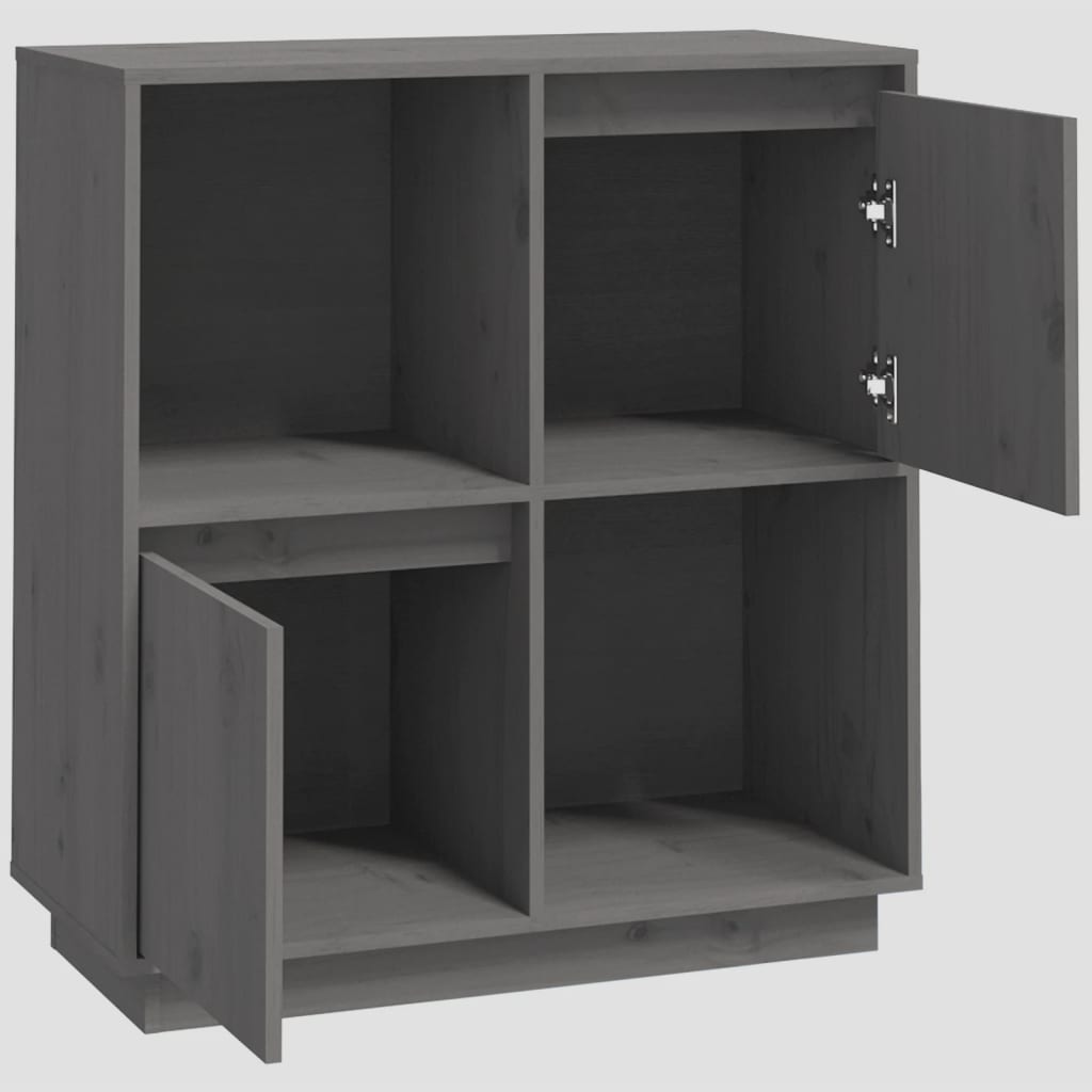Sideboard 74X35X80 Cm Solid Wood Pine