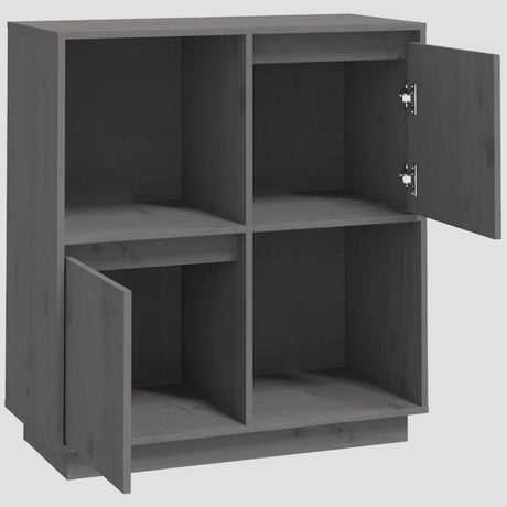 Sideboard 74X35X80 Cm Solid Wood Pine