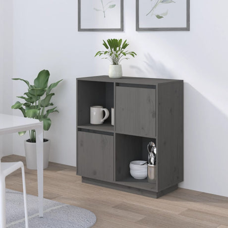 Sideboard 74X35X80 Cm Solid Wood Pine