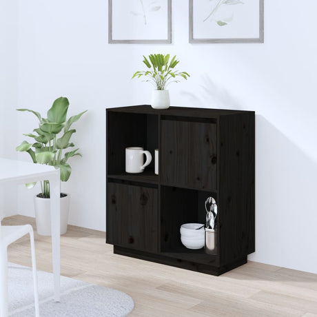 Sideboard 74X35X80 Cm Solid Wood Pine