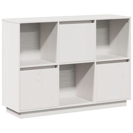 Sideboard 110.5X35X80 Cm Solid Wood Pine