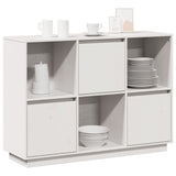 Sideboard 110.5X35X80 Cm Solid Wood Pine