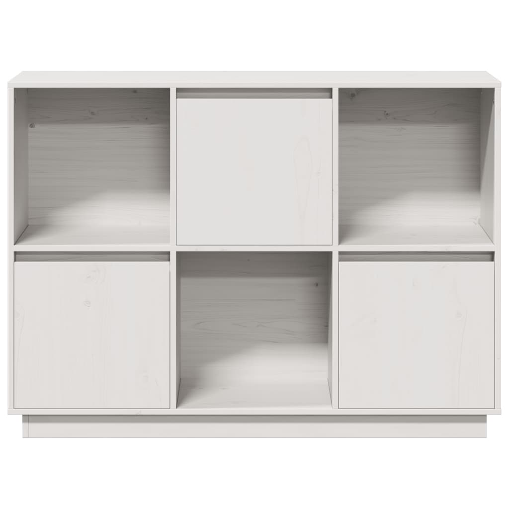 Sideboard 110.5X35X80 Cm Solid Wood Pine