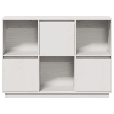 Sideboard 110.5X35X80 Cm Solid Wood Pine