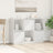 Sideboard 110.5X35X80 Cm Solid Wood Pine