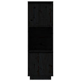 Highboard 38X35X117 Cm Solid Wood Pine