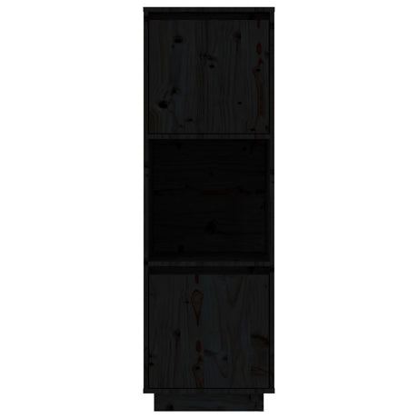 Highboard 38X35X117 Cm Solid Wood Pine