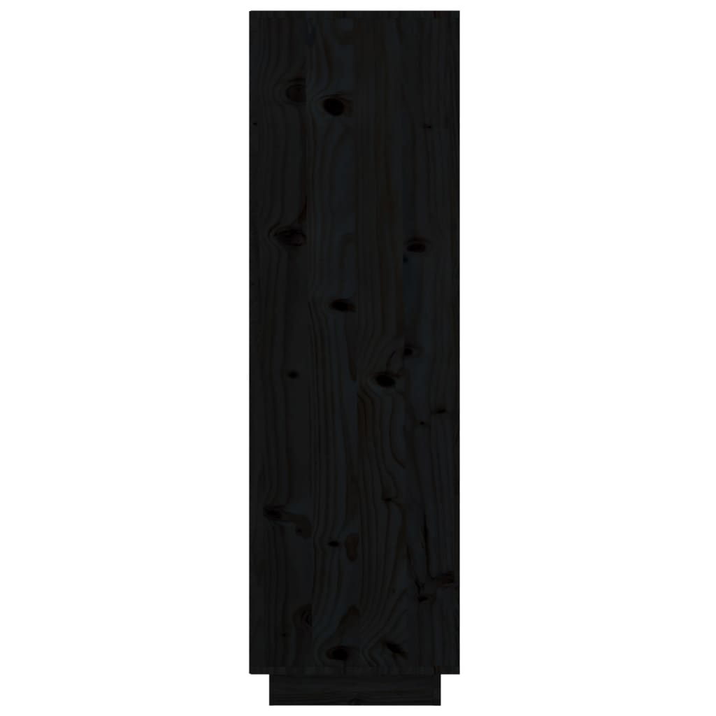 Highboard 38X35X117 Cm Solid Wood Pine