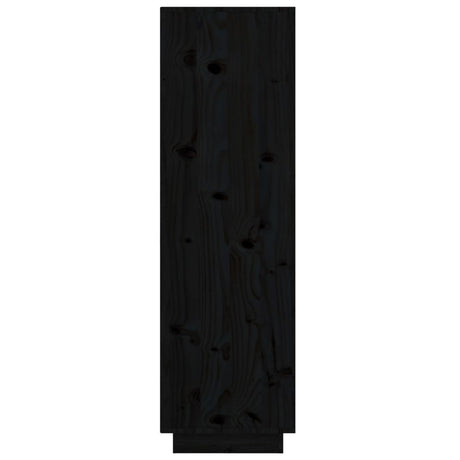 Highboard 38X35X117 Cm Solid Wood Pine