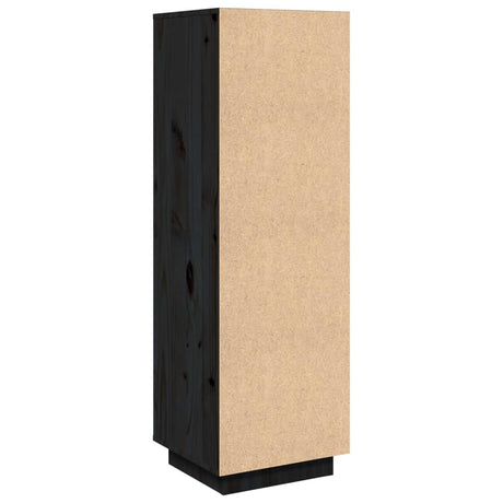 Highboard 38X35X117 Cm Solid Wood Pine
