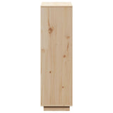 Highboard 110.5X35X117 Cm Solid Wood Pine
