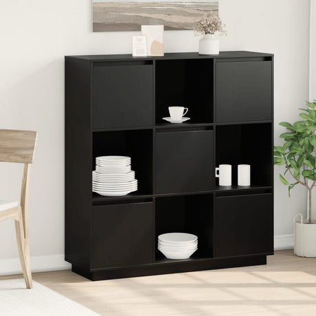 Highboard 110.5X35X117 Cm Solid Wood Pine