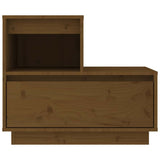Bedside Cabinet 60X34X51 Cm Solid Wood Pine
