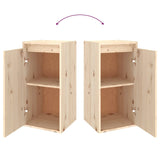 Tv Cabinets 2 Pcs Solid Wood Pine