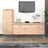 Tv Cabinets 2 Pcs Solid Wood Pine