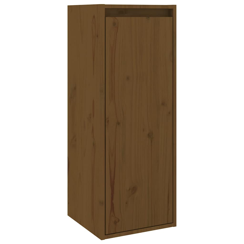 Tv Cabinets 2 Pcs Solid Wood Pine