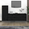 Tv Cabinets 2 Pcs Solid Wood Pine