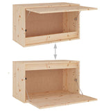 Tv Cabinets 3 Pcs Solid Wood Pine