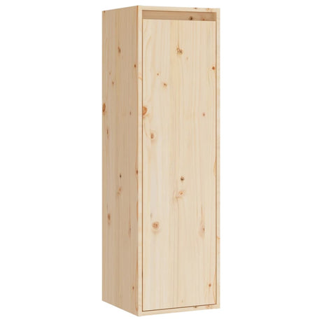 Tv Cabinets 3 Pcs Solid Wood Pine