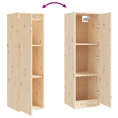 Tv Cabinets 3 Pcs Solid Wood Pine