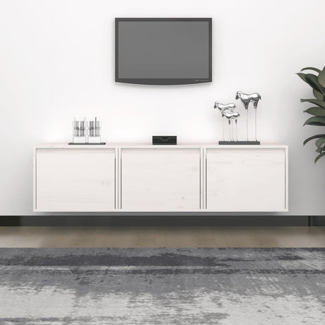 Tv Cabinets 3 Pcs Solid Wood Pine