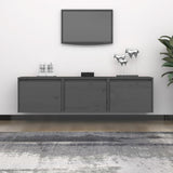 Tv Cabinets 3 Pcs Solid Wood Pine