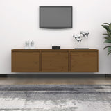 Tv Cabinets 3 Pcs Solid Wood Pine
