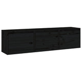 Tv Cabinets 3 Pcs Solid Wood Pine