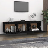 Tv Cabinets 3 Pcs Solid Wood Pine