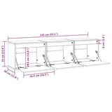 Tv Cabinets 3 Pcs Solid Wood Pine