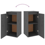 Tv Cabinets 2 Pcs Solid Wood Pine