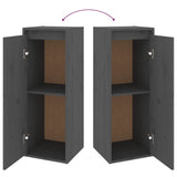Tv Cabinets 2 Pcs Solid Wood Pine