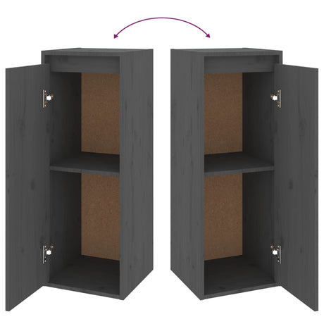 Tv Cabinets 2 Pcs Solid Wood Pine
