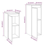 Tv Cabinets 2 Pcs Solid Wood Pine