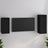 Tv Cabinets 2 Pcs Solid Wood Pine