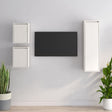 Tv Cabinets 3 Pcs Solid Wood Pine