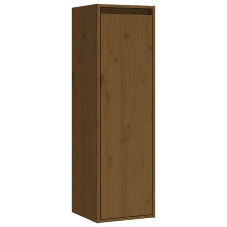 Tv Cabinets 3 Pcs Solid Wood Pine